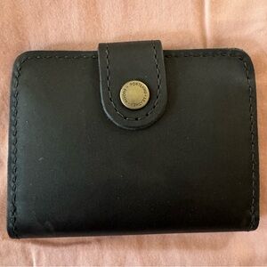 Portland Leather Mini Bifold Wallet - Black, 100% leather